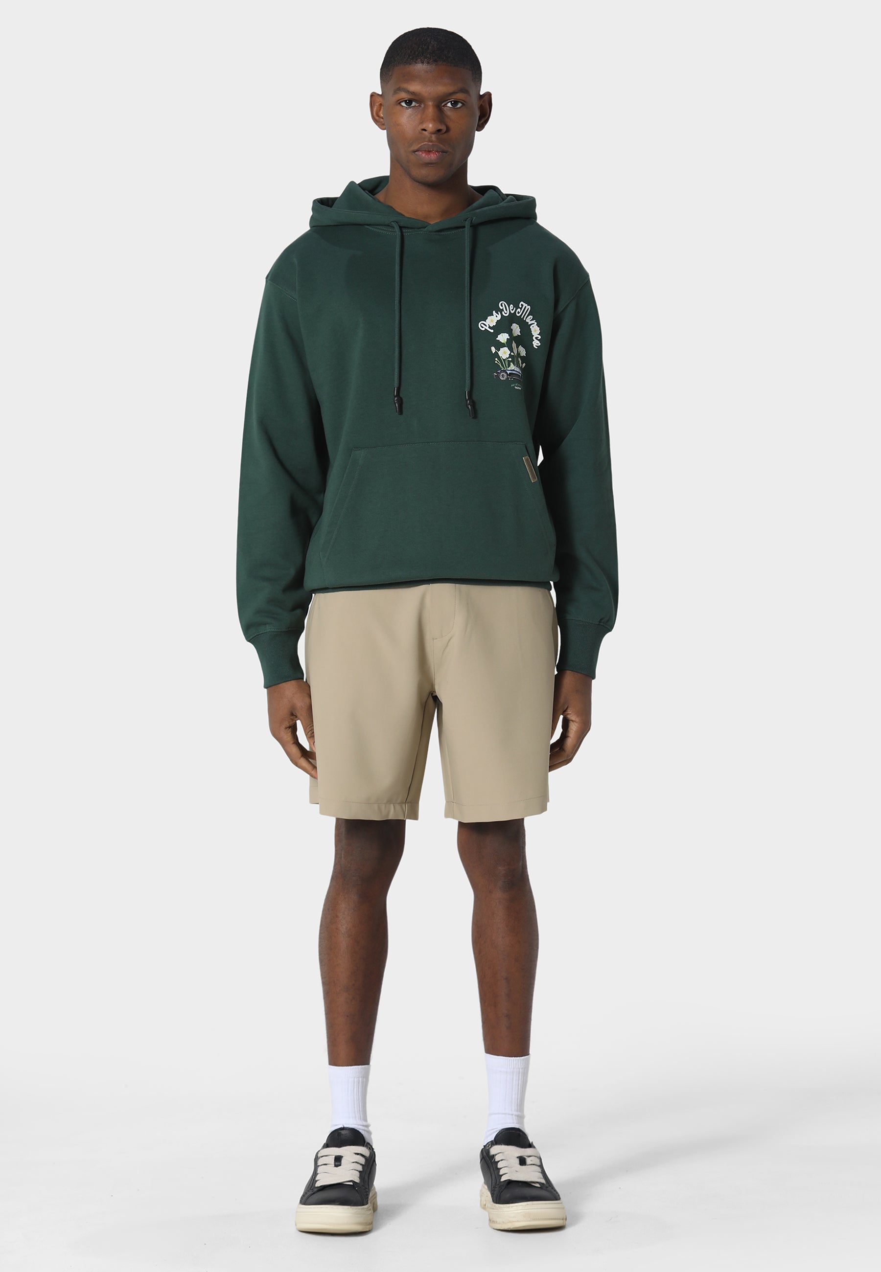 Pas De Monaco Fleur De Route Pedosa Green Hoodie